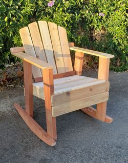 Handmade wooden rocking chair - 2 ready to go
