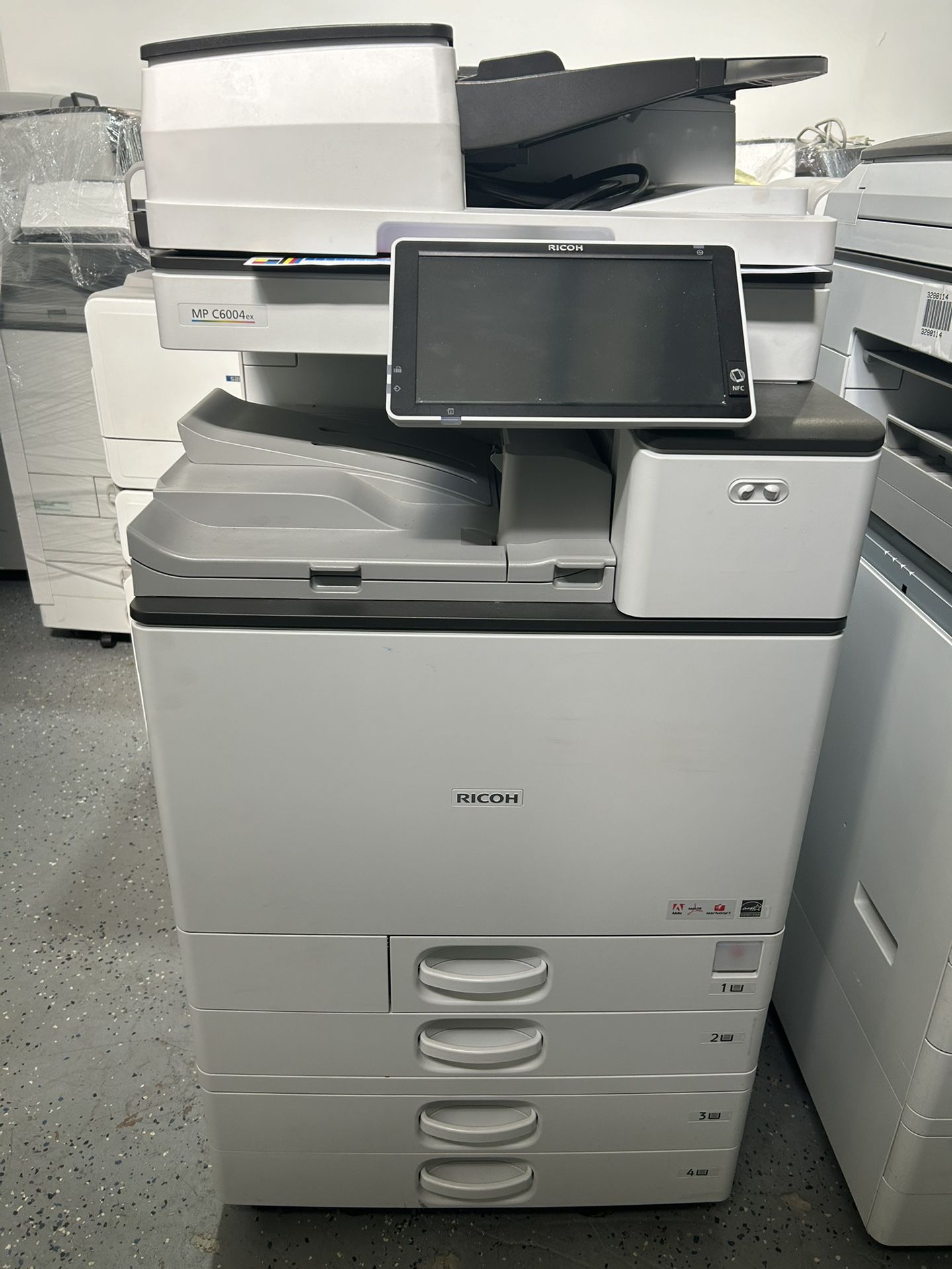 Office Printer Ricoh Mp C6004ex Color Copier Machine Laser