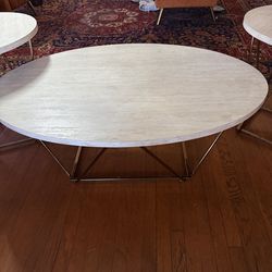 Living room coffee table set