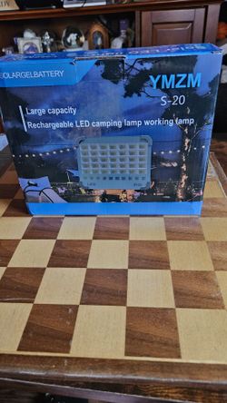 YMZM S-20 Rechargeable LED Worklight Large Capacity IP66 White