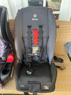 Diono Radian Convertible Car Seat w/ Safe Stop – Black/Red – Used