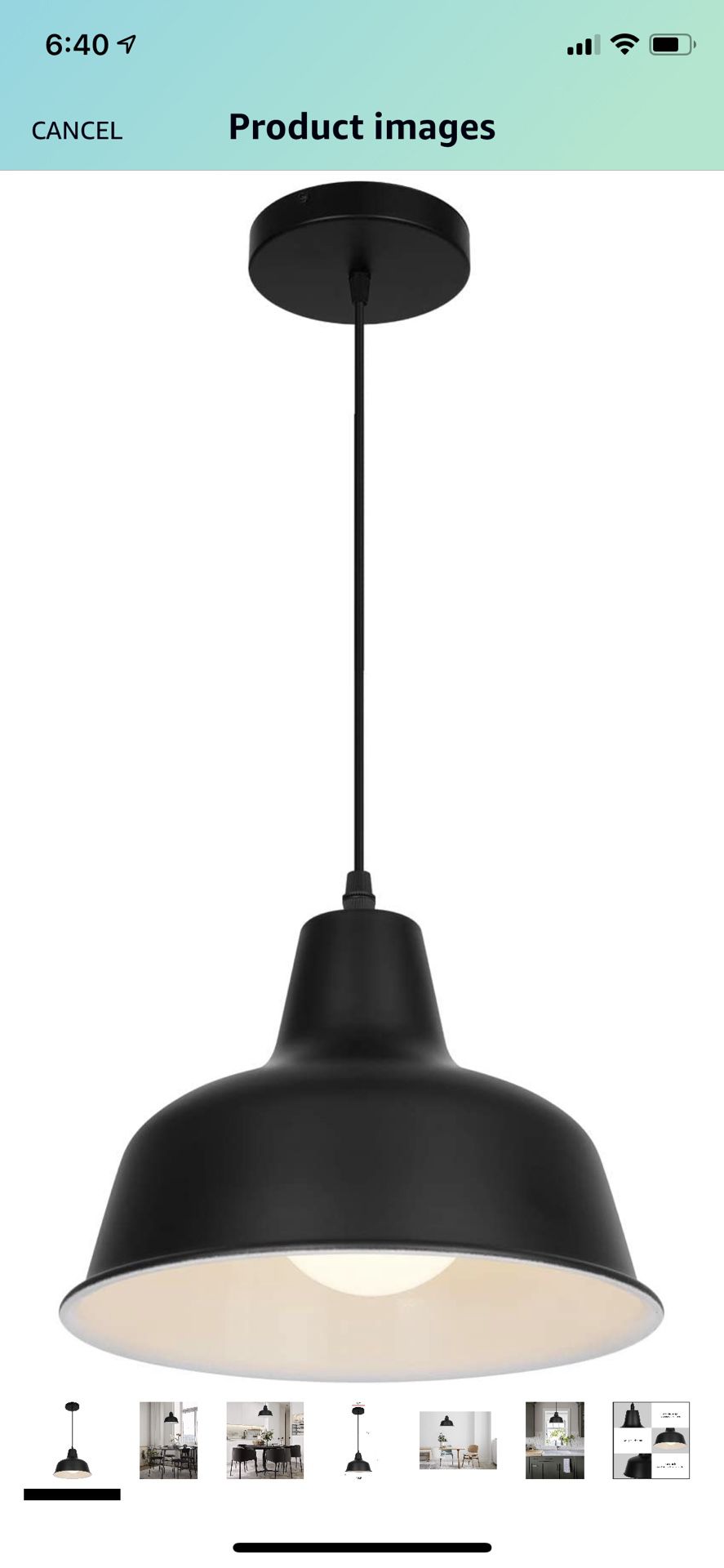 Black Industrial Pendant Lights