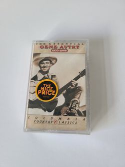 Gene Autry - The Essential 1(contact info removed) Audio Cassette Tape 1992 Columbia Records