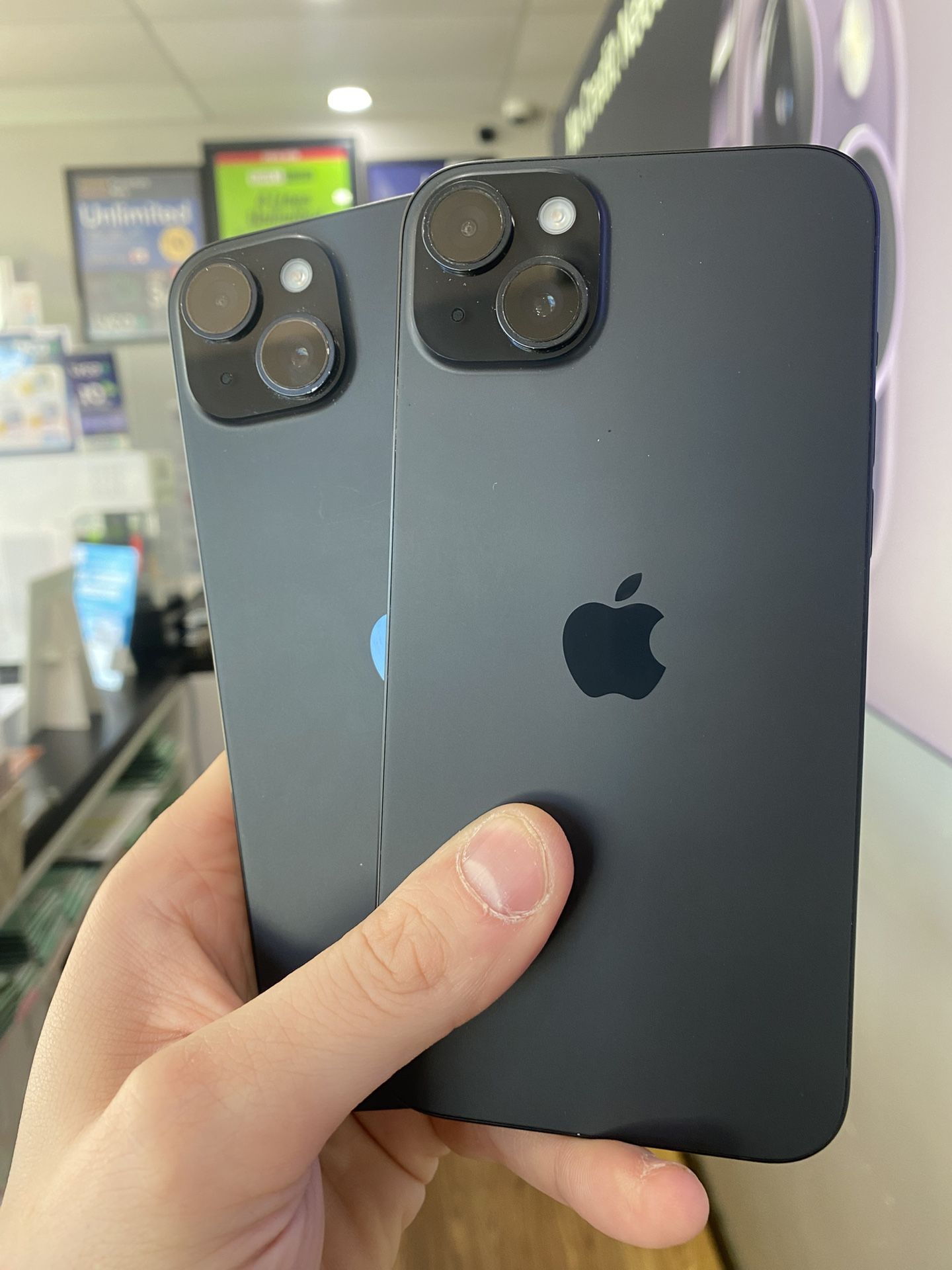 Unlocked iPhone 15+ 128GB Black