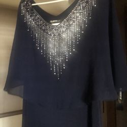 Navy blue Party Dress Size 8