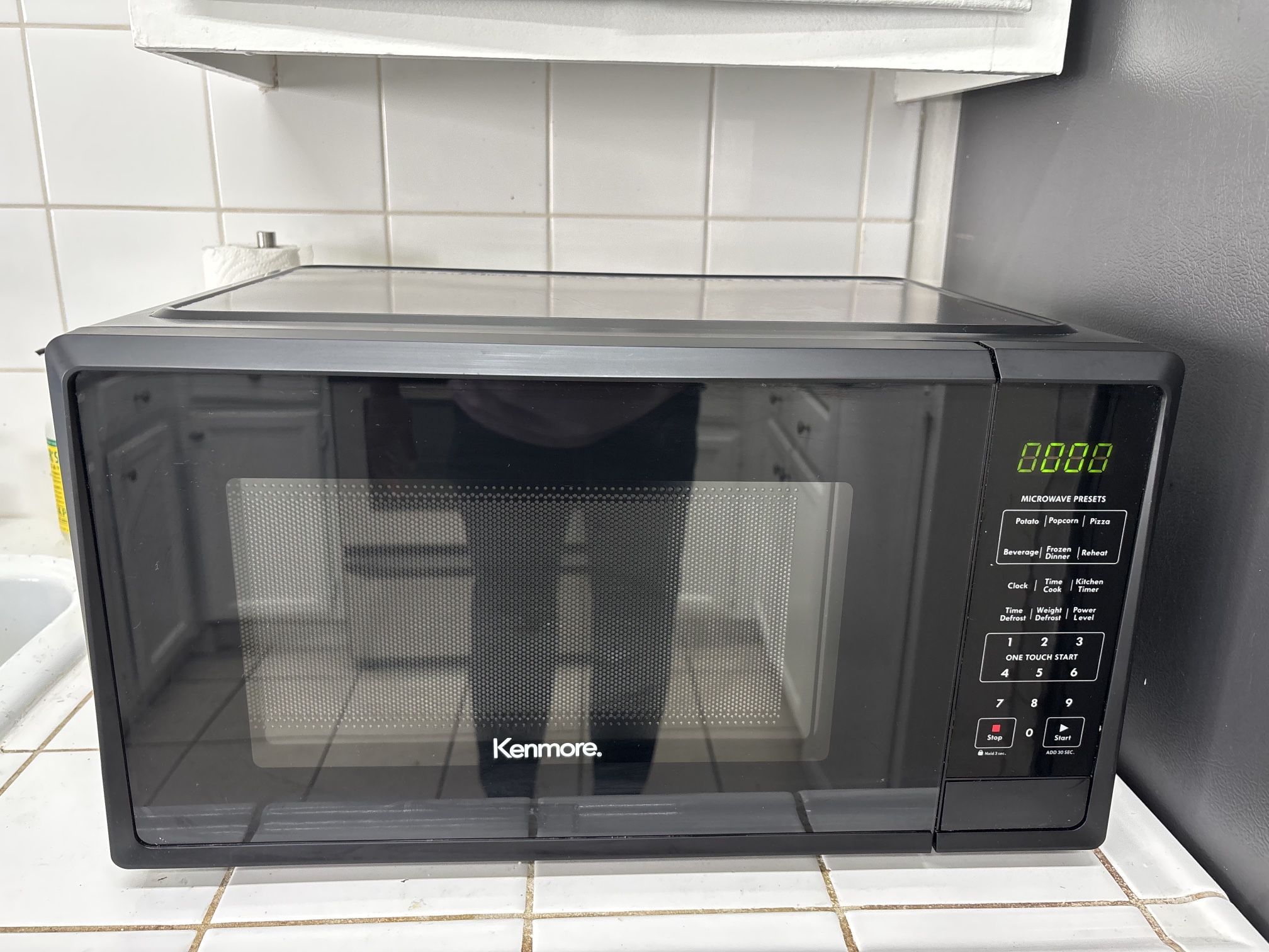 MOVE OUT SALE: Black Microwave