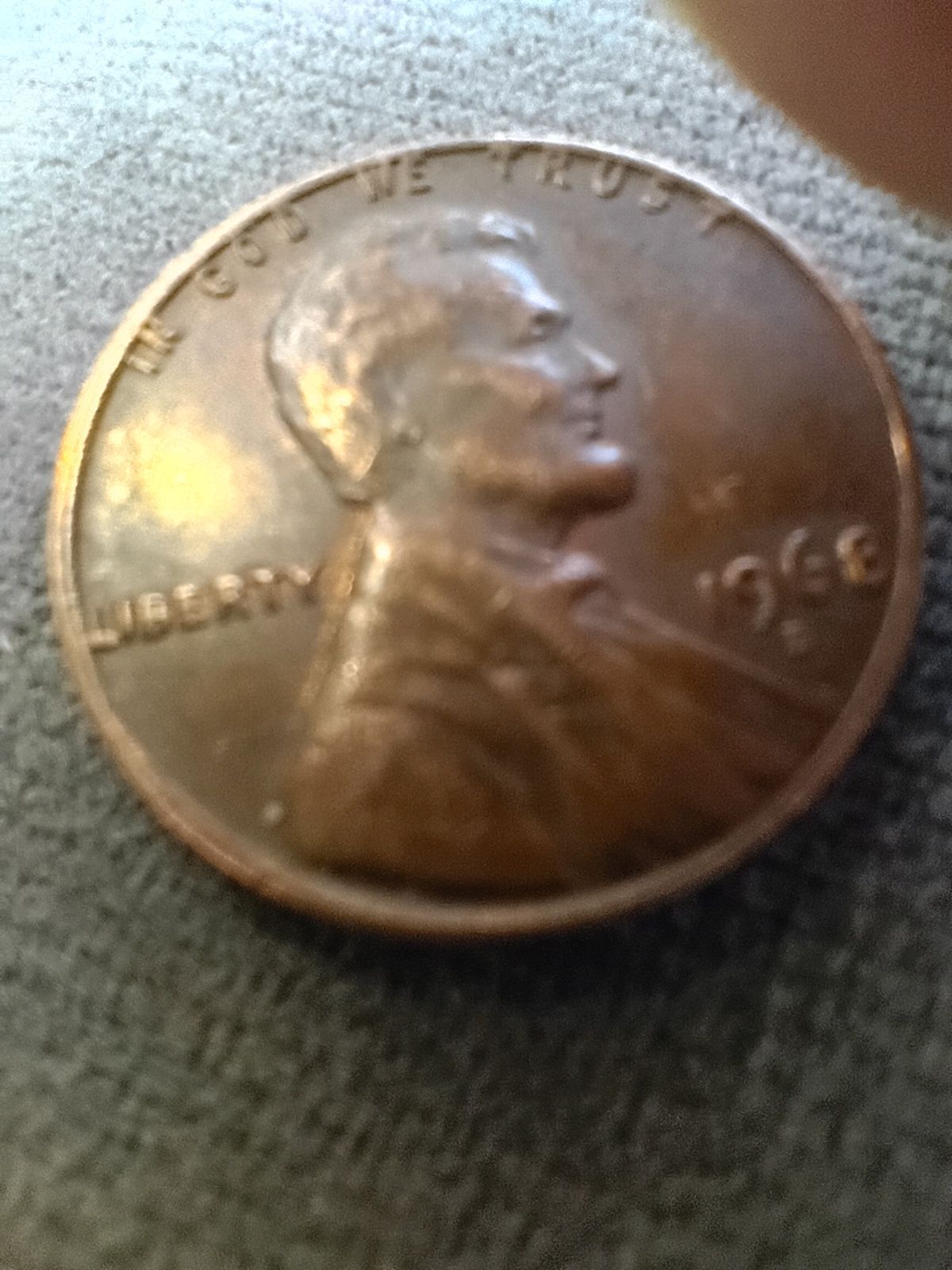 1968d linthis penny has L on the rim as well as in God we trust and slite ddrverse also the 8 looks like a b