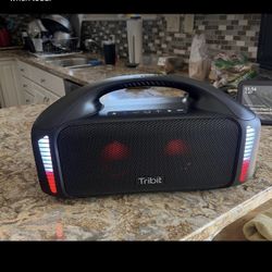 Tribit StormBox Blast Portable Speaker: 90W Loud Stereo Sound with XBass, IPX7 Waterproof Bluetooth Speaker with LED Light, Bluetooth 5.3&TWS, Custom 
