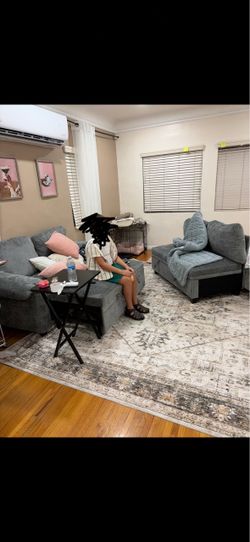 Gray Couch Sectional