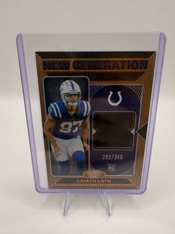 2024 Panini Certified New Generation Jerseys Mirror Bronze Laiatu Latu #NGS-LLU (203/349)