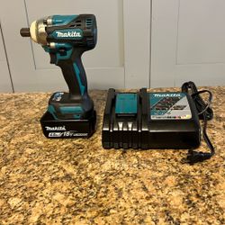 Makita 18V LXT Lithium-Ion Brushless Cordless 4-Speed 1/2 in. Impact Wrench with Detent Anvil
