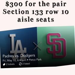 Padres Vs Dodgers 
