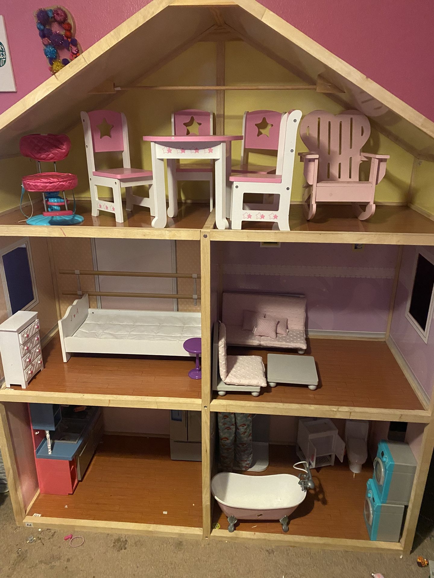 Dollhouse And Furniture
