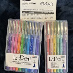 LePen Extra Fine by Marvy Uchida - Pens for journaling, planning, bible notes. No bleeding on thinner papers. 