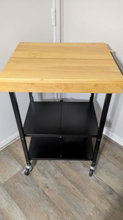 Kitchen Island Cart - Bamboo