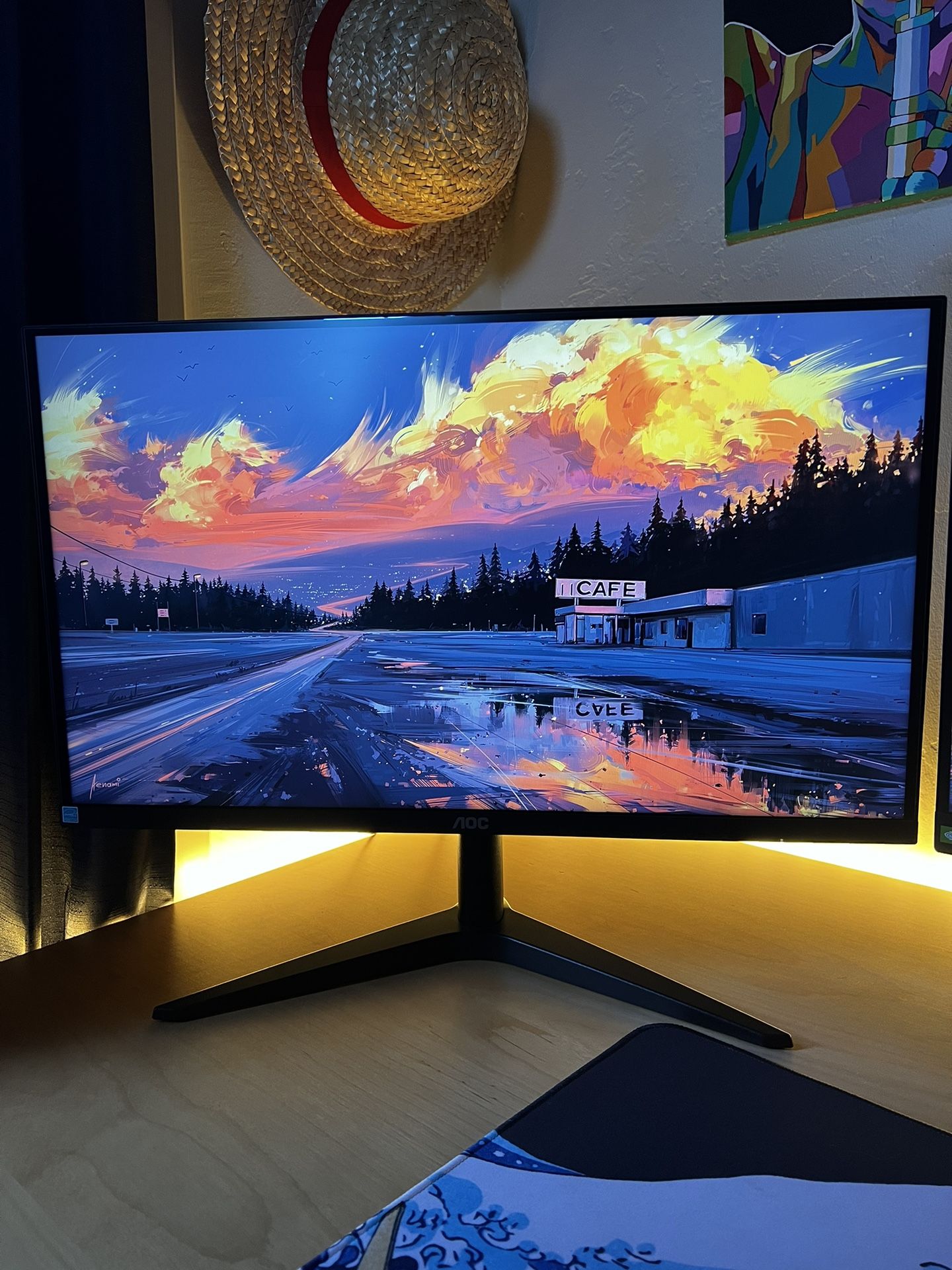 AOC 1080p 60hz 24” Gaming Monitor