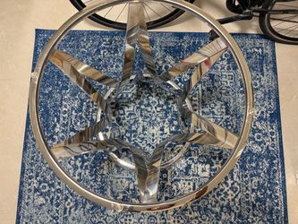 Polished Chrome Star Table Base