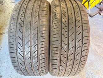Two Tires 255/30/24 Lexani LX Twenty with 98% Left pick up only no install Firm