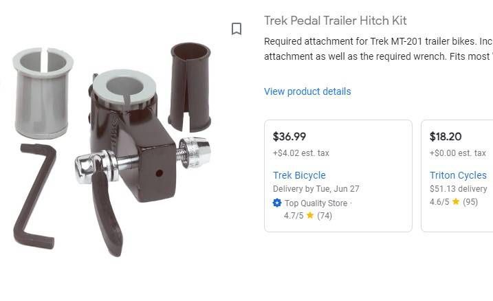 Trek mt 201 hitch deals kit