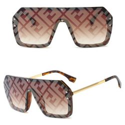 F Fashion Brown Sunglasses