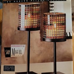 San Miguel Pillar Candle Holders