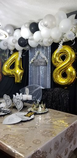 Wedding anniversary backdrop