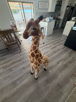 Large Standing Giraffe Stuffed Animal