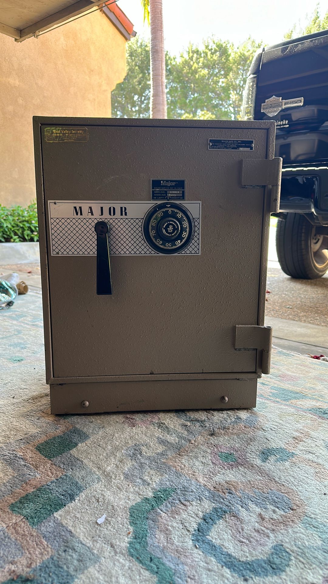 Major Combination Burglar And Fire Safe