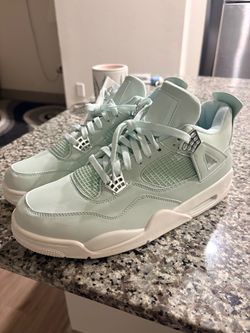 Jordan 4 Retro Seafoam Sail