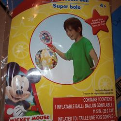 Toy Disney Super Paddle Ball 4 Plus Ages