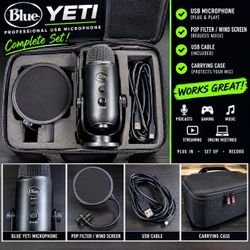 Blue yetti microphone bundle