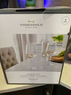 Threshold Atherton White Wine Glasses 4-Pack