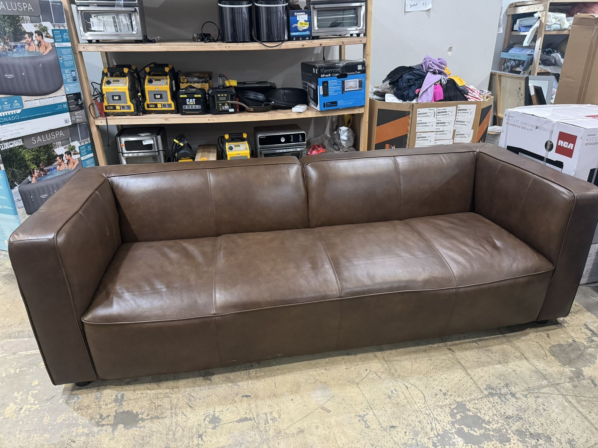 Molise 71'' Leather Sofa