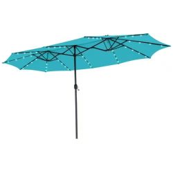 15 ft outdoor solar umbrella