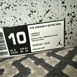 Nike Mens Air Jordan 4 Retro Cactus Jack University Blue/Black Suede Size10