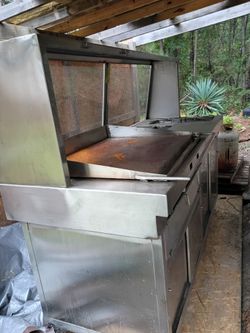 Commercial cooker food cart - carreta de comida comercial comal