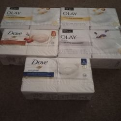 Dove and Olay Soap