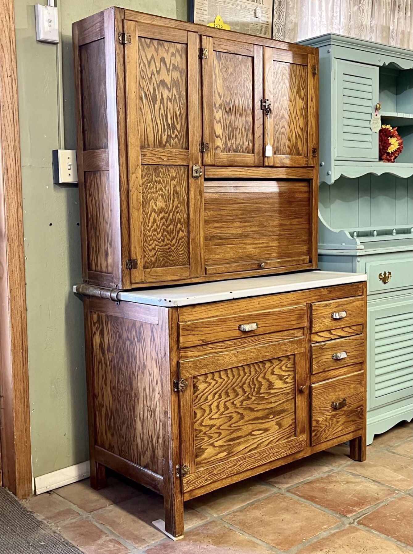 Beautiful Antique Hoosier Cabinet