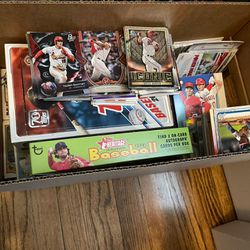 Box Of 2019-2023 Baseball (some Football) Cards