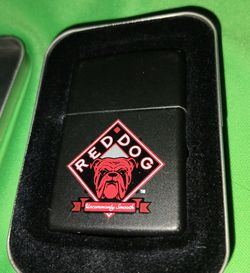 Vtg RED DOG ZIPPO Lighter! Used once!