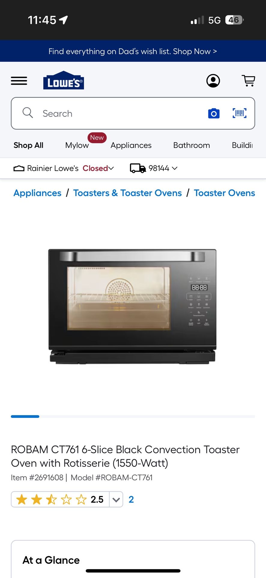 Robam Steam Oven CT761