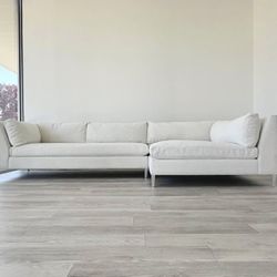 CB2 Decker Chaise Sectional Sofa 131" (FREE DELIVERY)