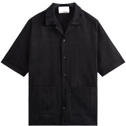 Kith Jacquard Faille Reade Shirt SS23 Black Monogram Size Large