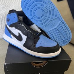 Brand New Authentic Nike Air Jordan Retro 1 UNC Kids Size 10C, Not 3, 4, 5, 6, 11, 12, 13, Kobe, Lebron 