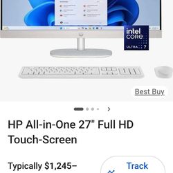 Hp 27 inch all in one desktop pc