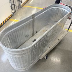6 Foot Galvanized Planter