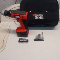 Black And Decker Drill No Charger UNTESTED 
