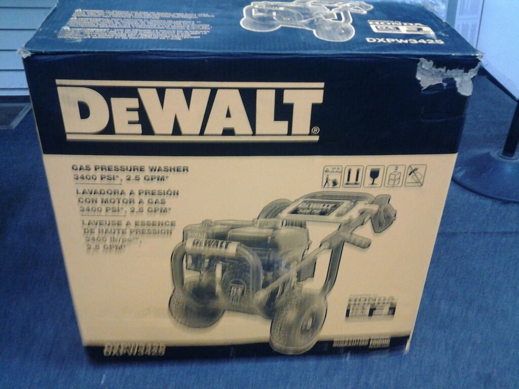 DEWALT DXPW3425 GAS PRESSURE WASHER MISSING GUN SPRAY NOZZLES