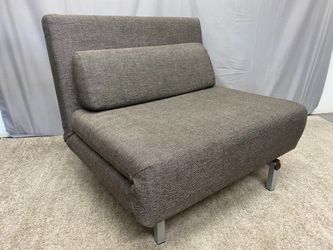 MOBITAL Iso Swivel Chairbed in Silver Tweed