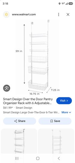 Over the door adjustable rack $25 Obo